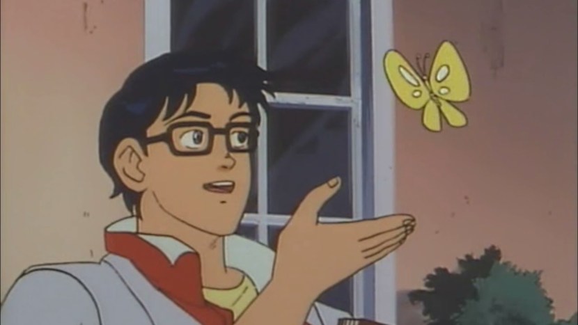People with a butterfly meme