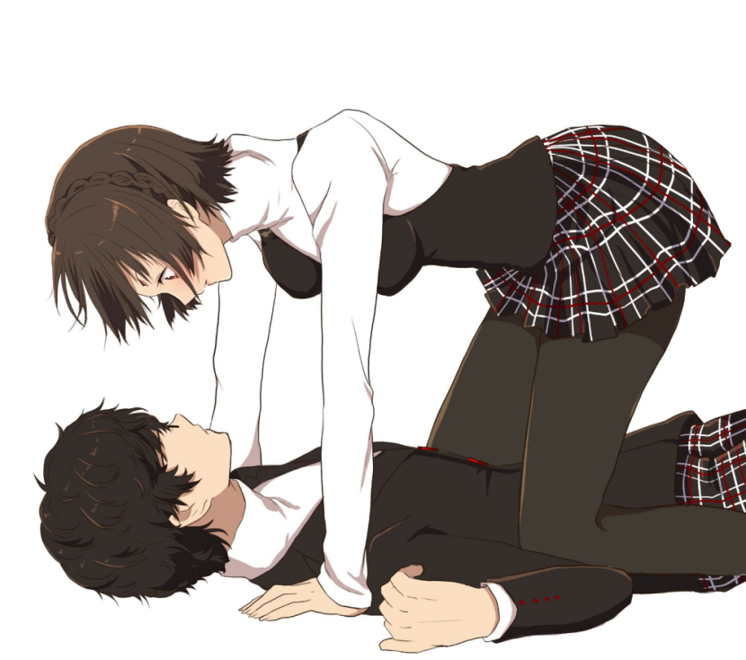 Person 5 Ren and Makoto
