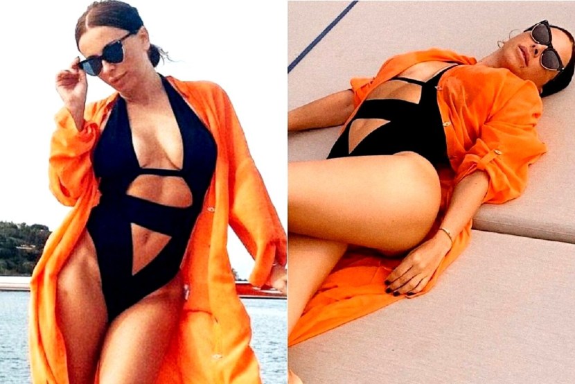 Ani Lorak in a swimsuit 2021