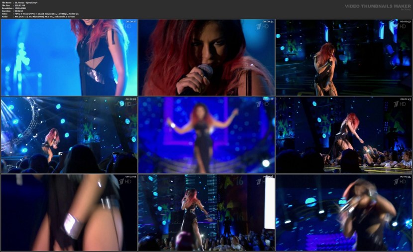 Anna Shurochkina on stage