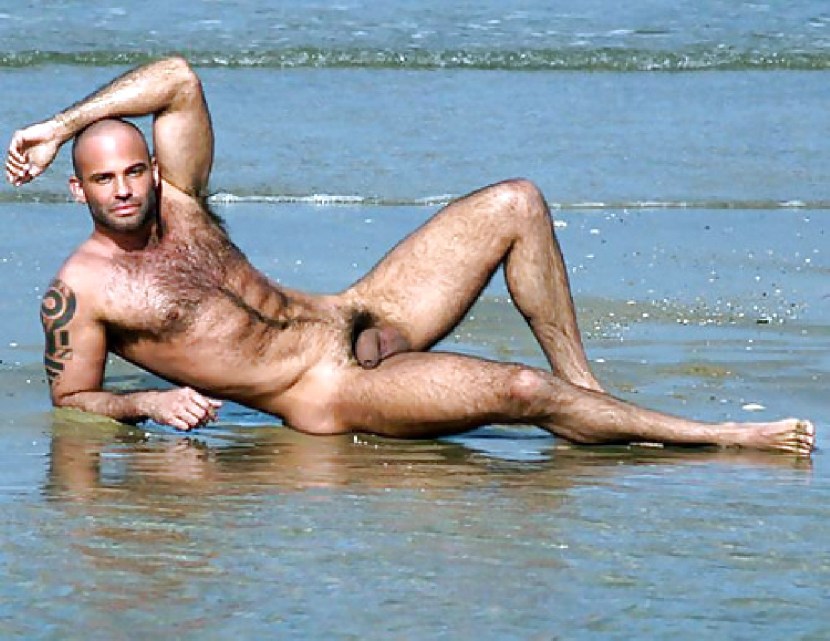 Gay Guys Showing Off Their Cocks on Nude Beaches