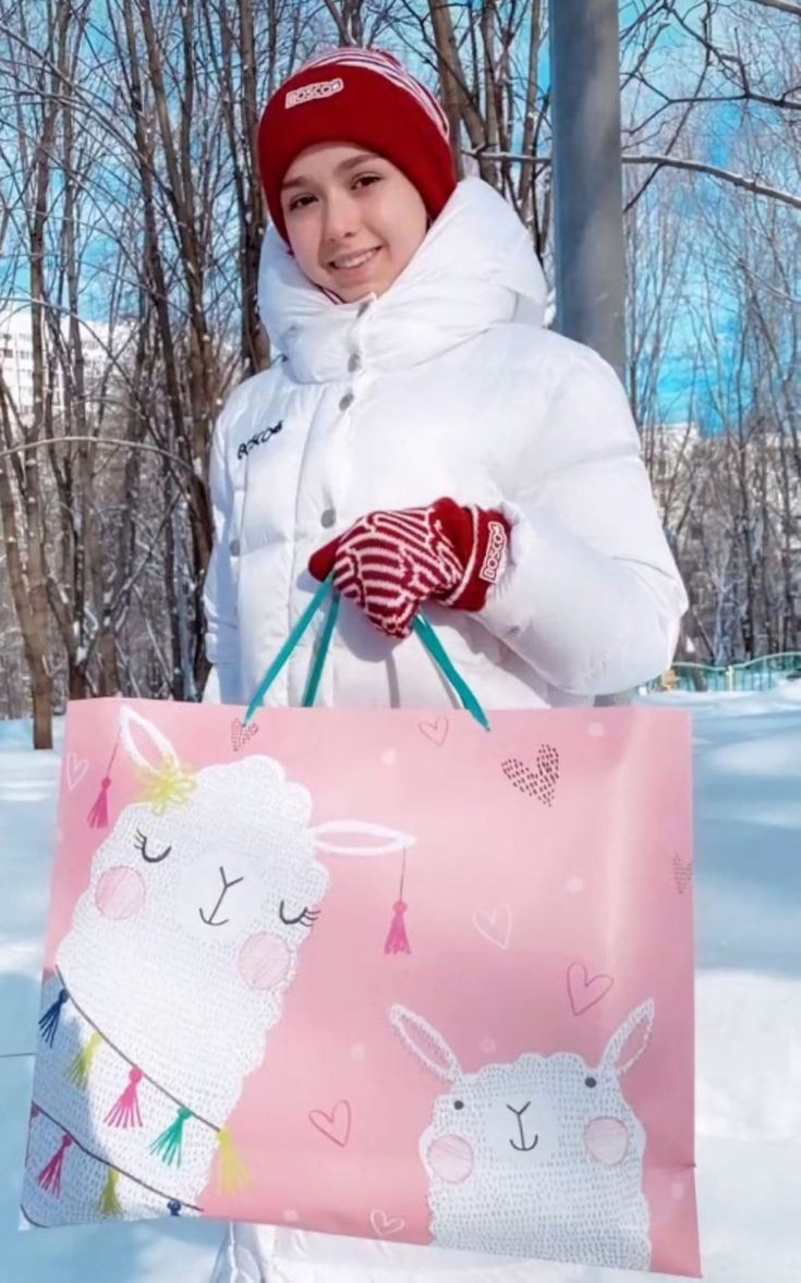 Kamila Valieva in the winter