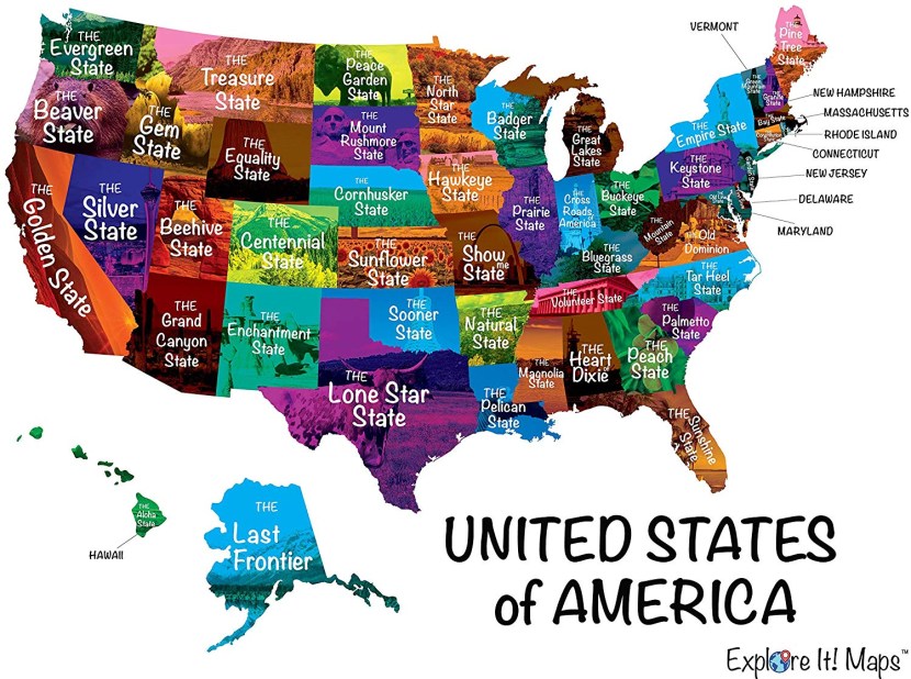 USA States Map