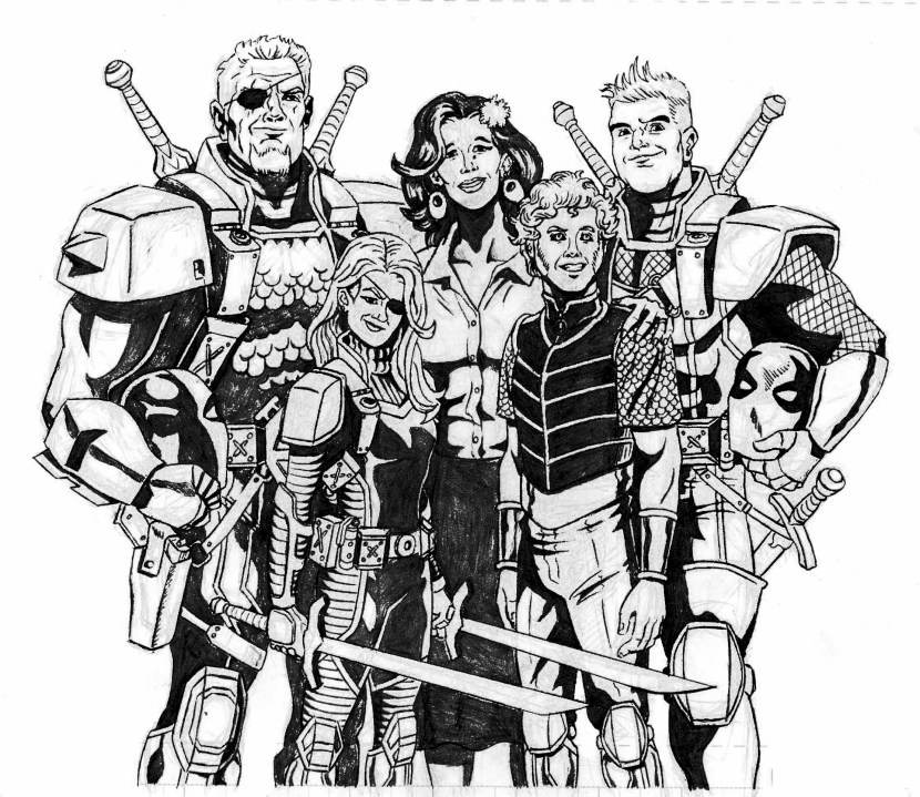 Slade Wilson series comic