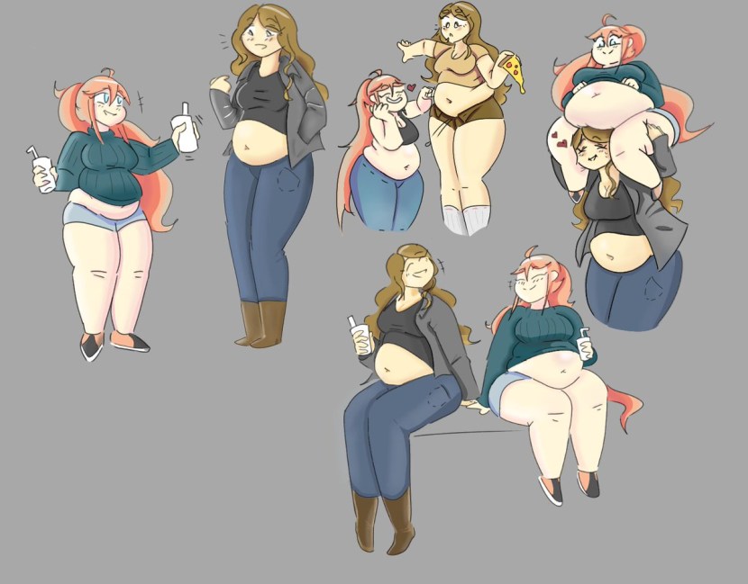 Fat girls art