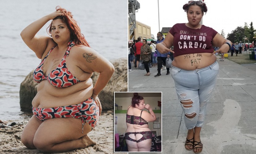 Chubby Belly in a swimsuit