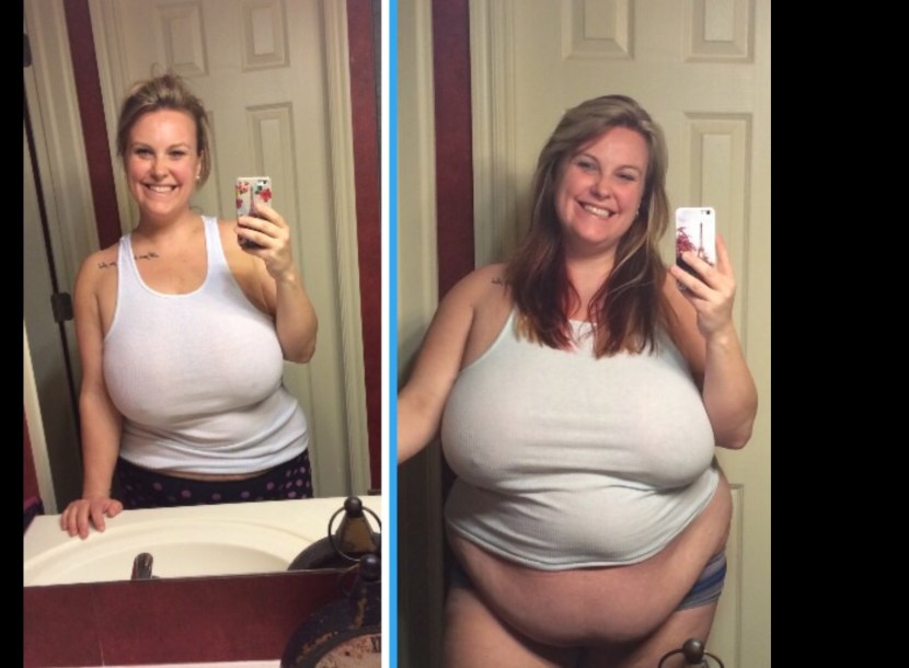 Naked fat women photo from the back