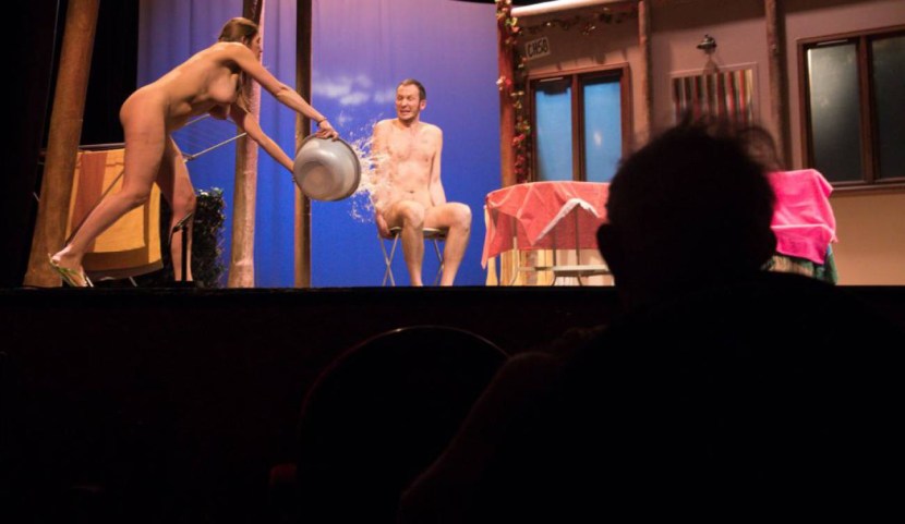 Naked man Cfnm in the theater