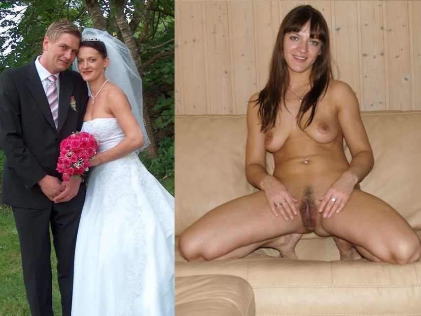 Naked women after the wedding