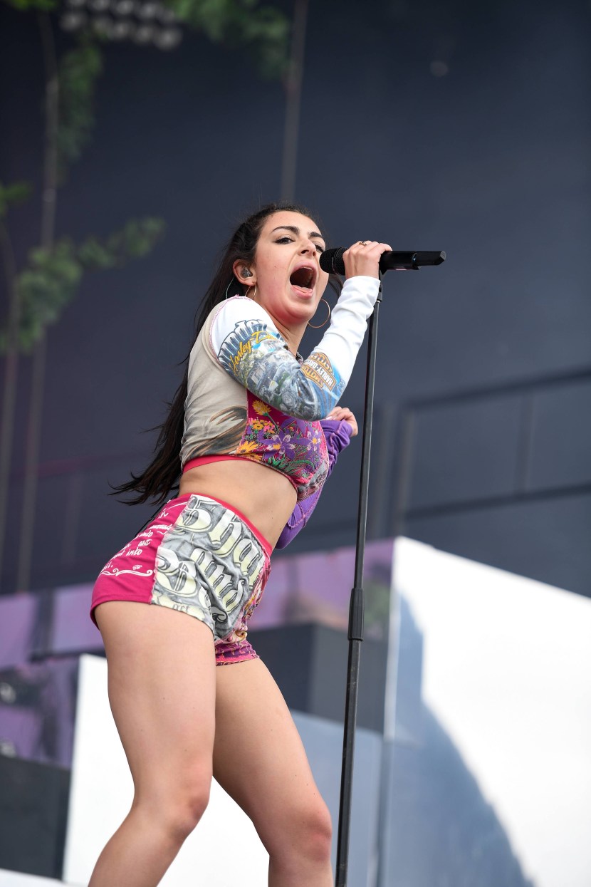 Charlie XCX in a swimsuit