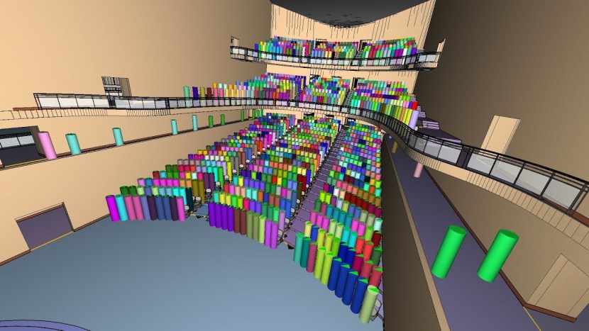 The interior of the auditorium