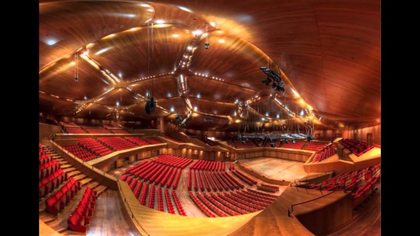 Clyde Auditorium in Glasgow, who received the nickname "battleship" drawings