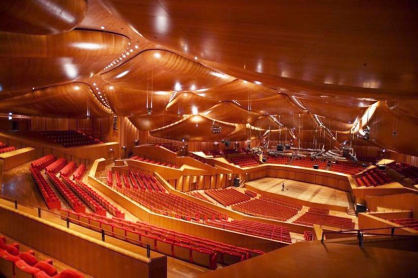 The interior of the auditorium
