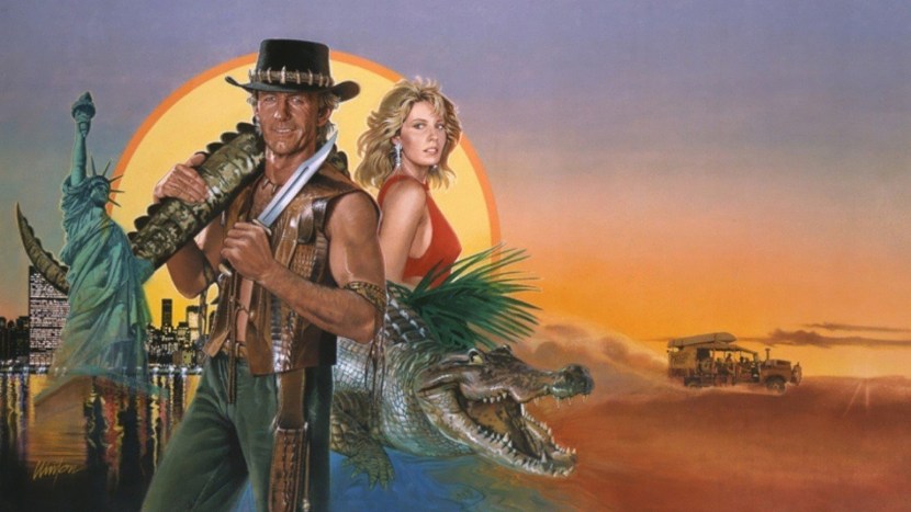 Crocodil Crocodile Dundee 1986 poster