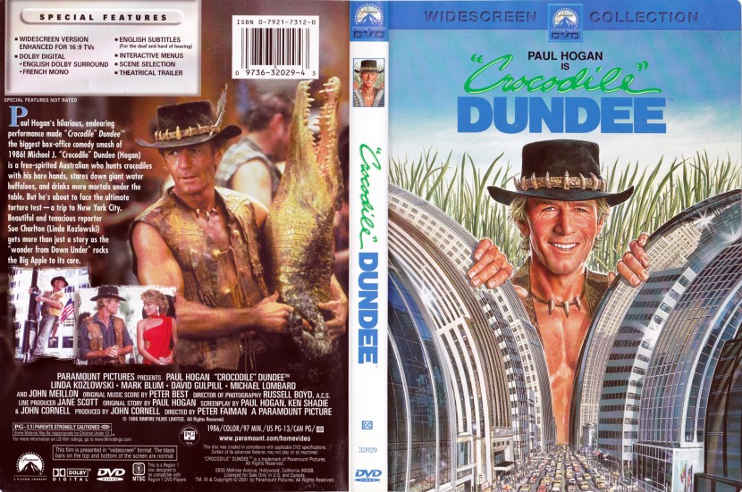 Crocodile Dundie 1986 poster