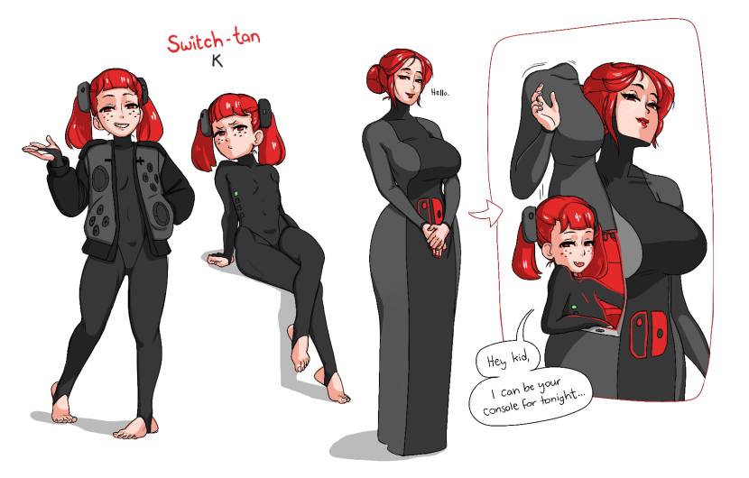 Nintendo sweatshirt Humanization