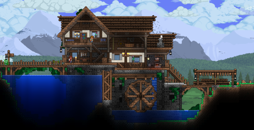 House in the jungle of terraria for NPS