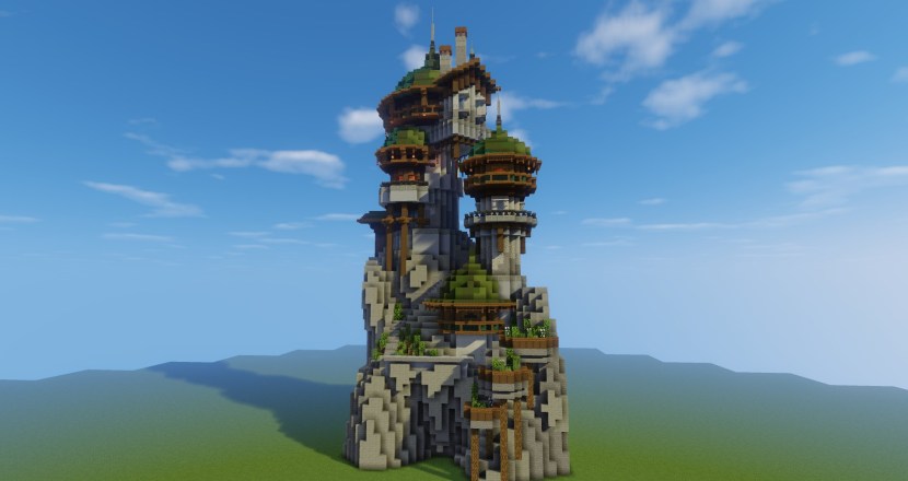 Castle Tower in Minecraft