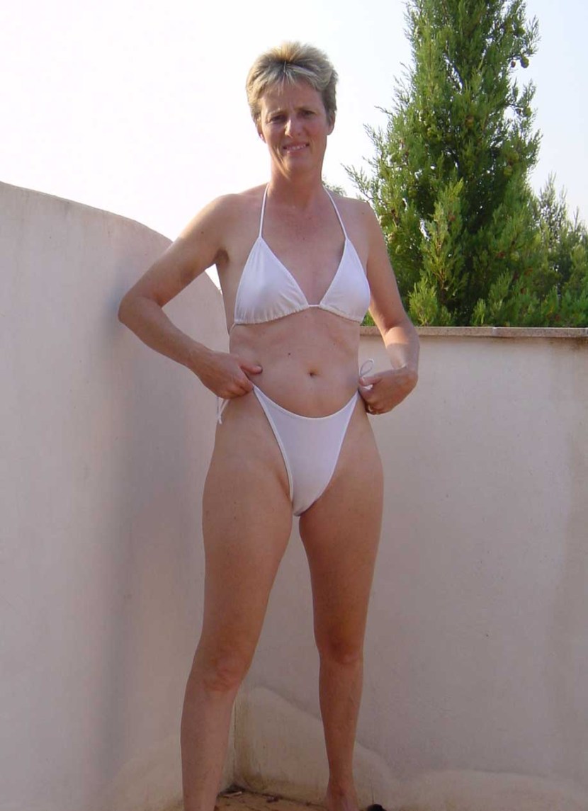 Naked mature in swimsuits