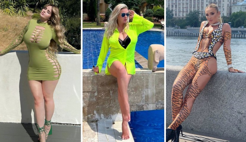 Anna Semenovich in a swimsuit