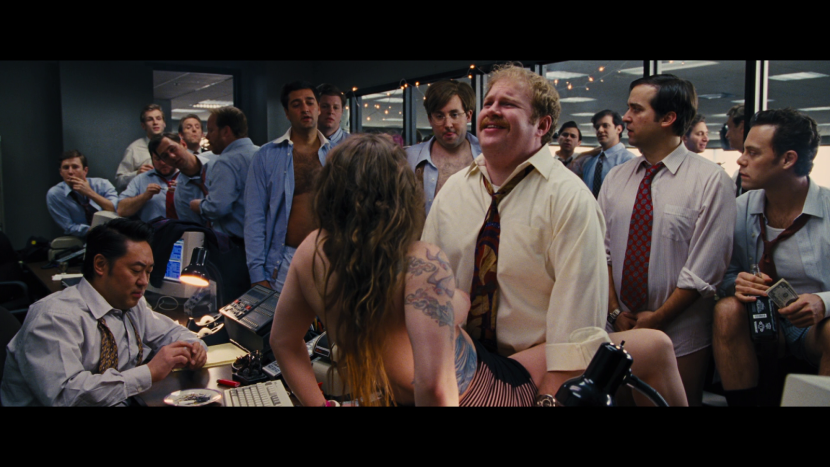 He pressed against the wall