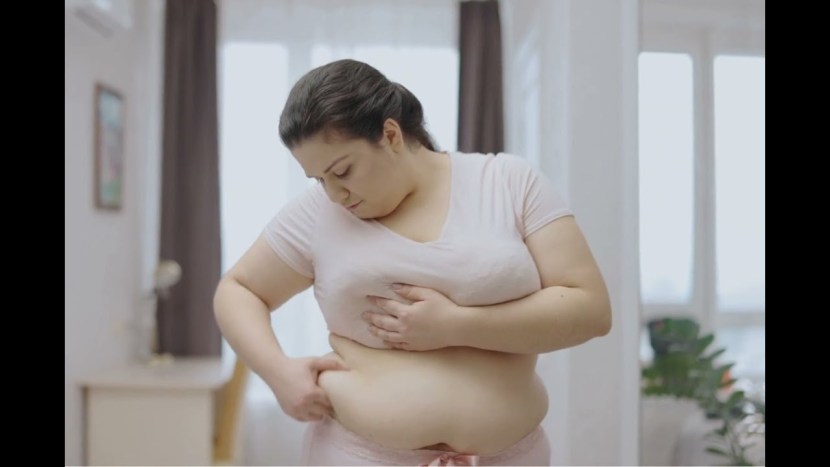 Reflection in the mirror silhouette