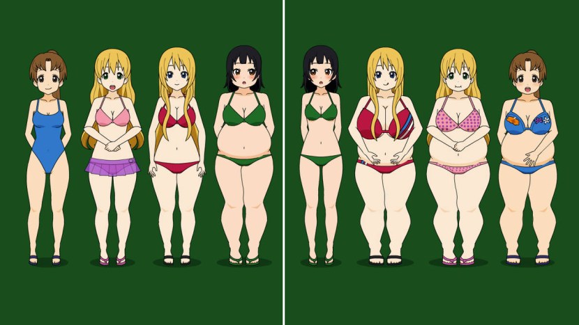 Caricature Woman and Libra