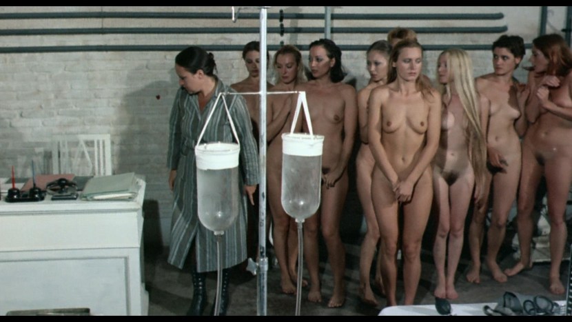 Naked women in concentration camps