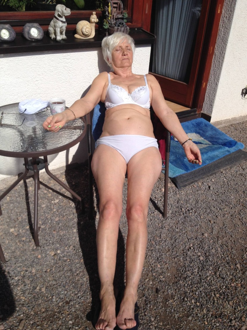 Sexy grandmother from social networks