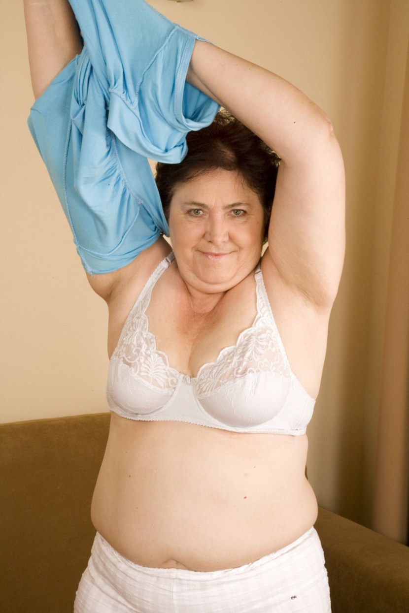 Fat Old Women in bras