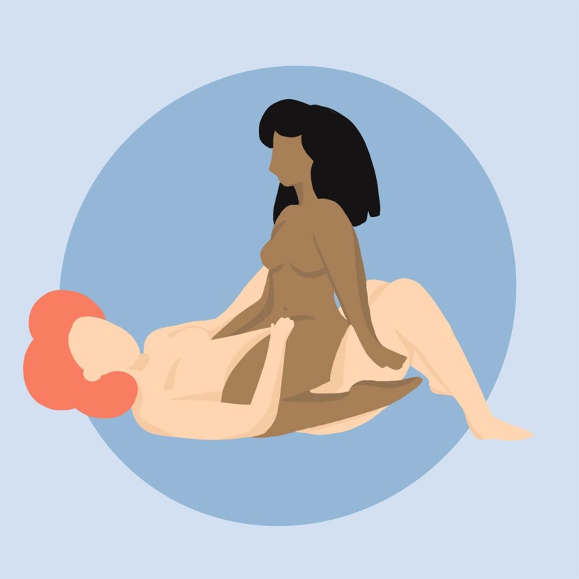 Lesbian tribing in clothes