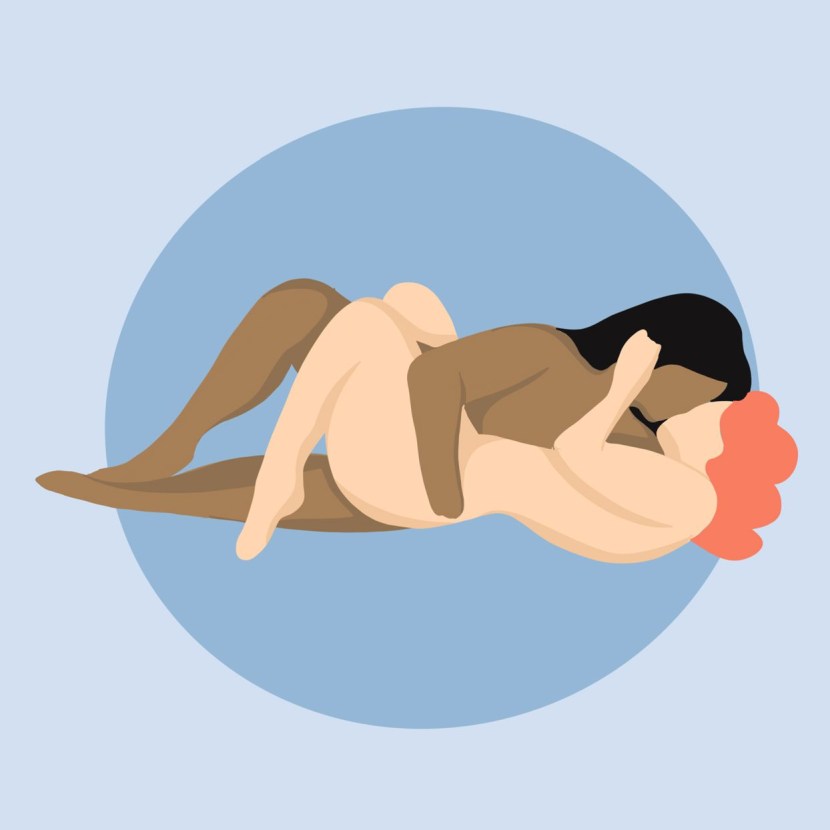Lesbian in the missionary position