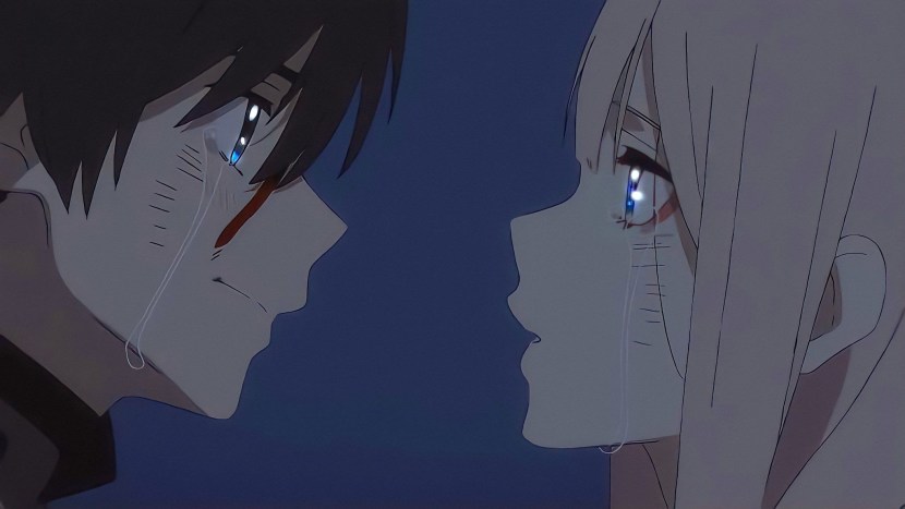 Anime darling in the franxx kiss