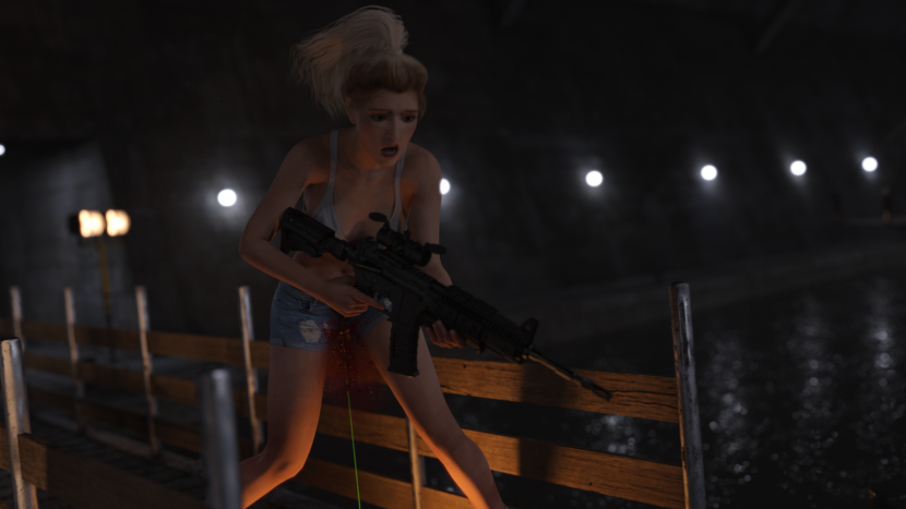 Woman Death Scene 75 4woman Shot Ln Gunfight