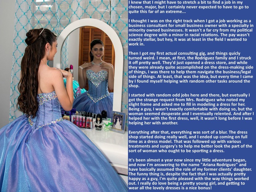 TG Caption Wedding Dress