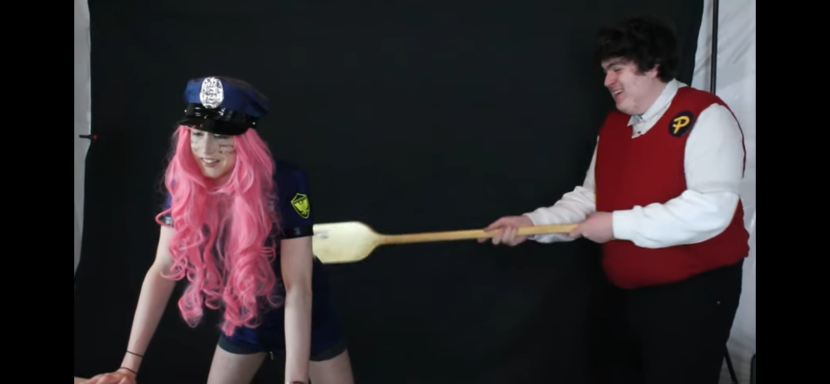 Two girls transvestites