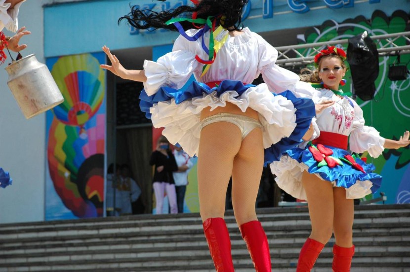 Panties in folk dancing