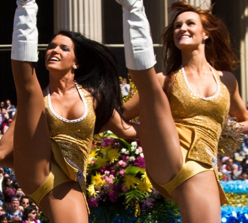 Dancing without underwear