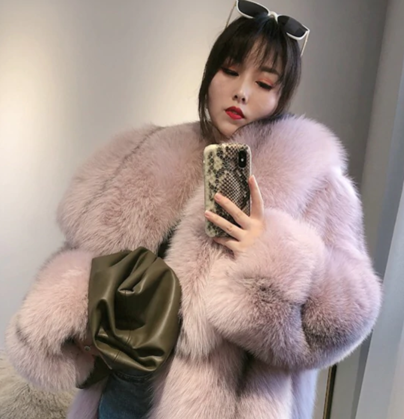 Mink Fashion Industry fur coat