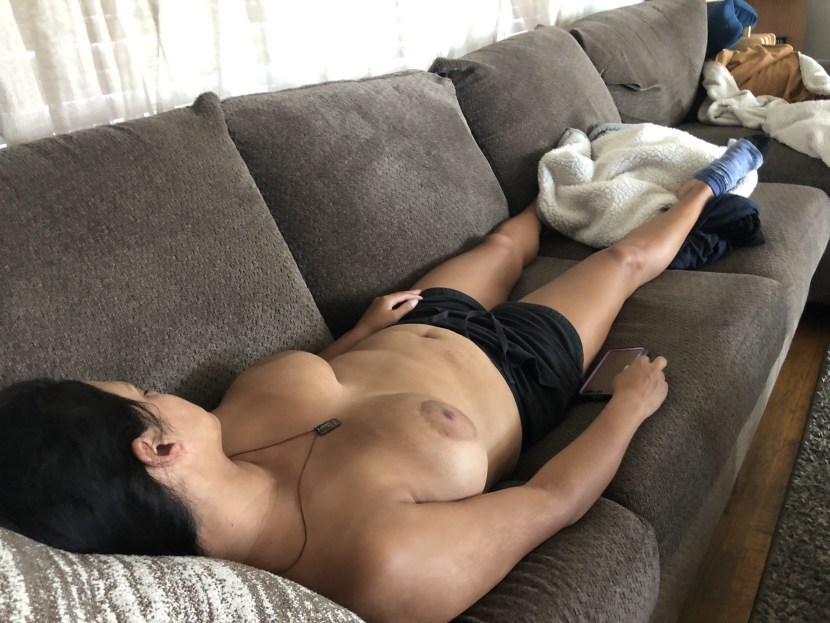 Naked hairy women sleep