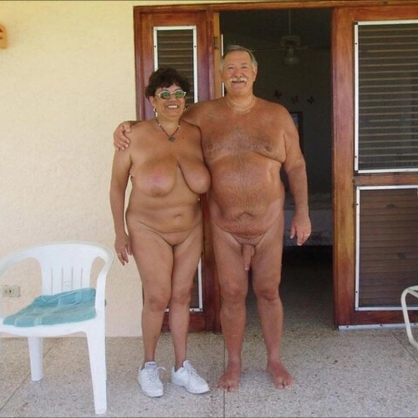 Very old naked couples