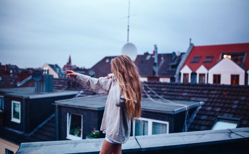 Girl on the roof