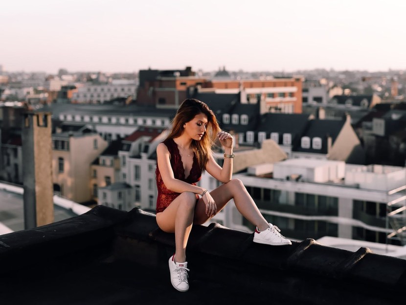 Girl on the roof