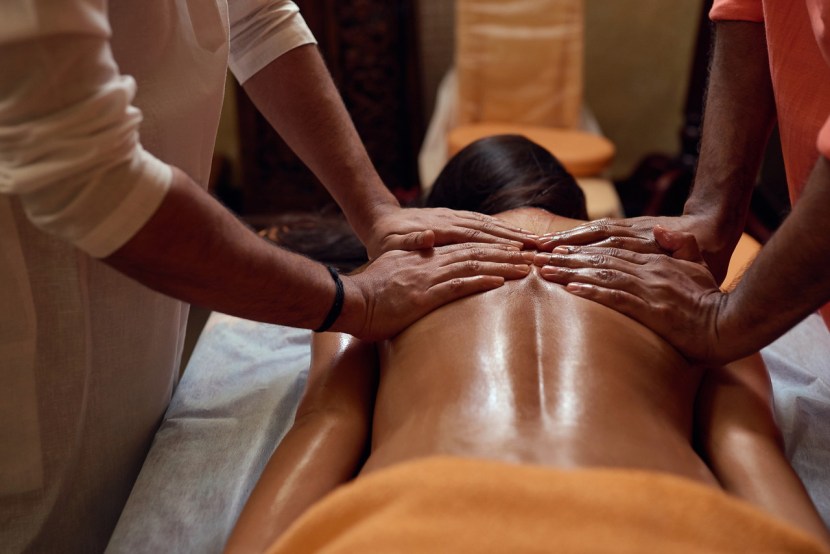 Sensual massage to a man