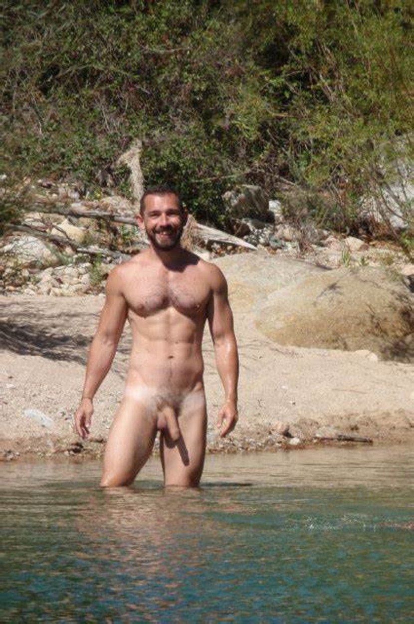 Beautiful naked guys in nature