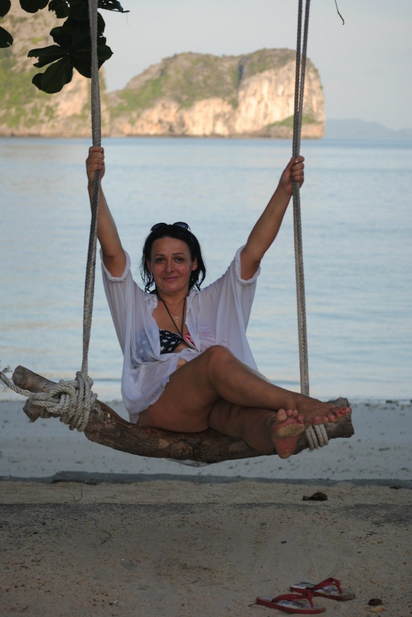 Shelyagin in a swimsuit