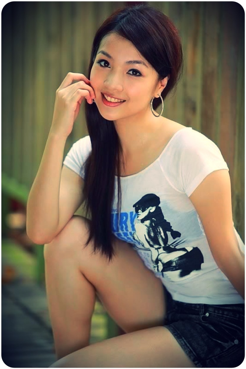 Chinese teen girls in
