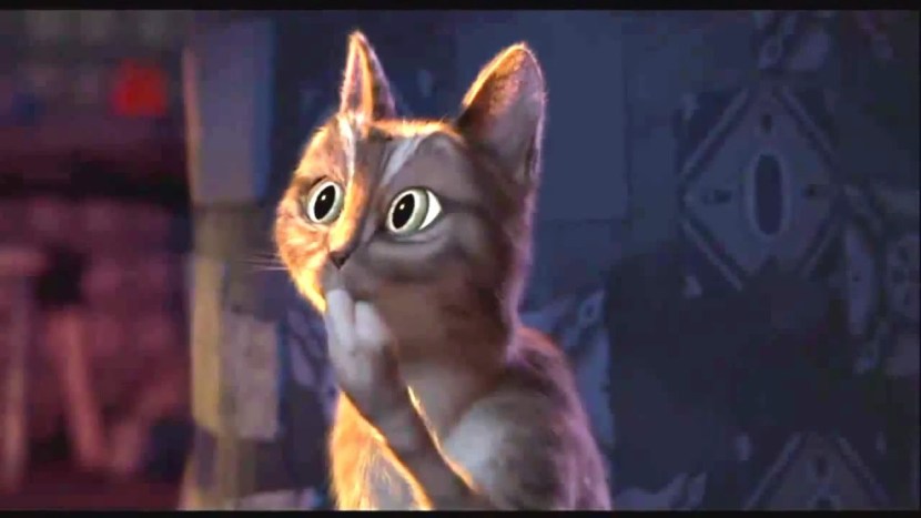 Eyes glow in the dark