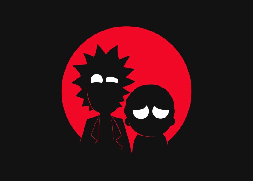 Wallpaper Rick and Morty on the desktop 1920x1080