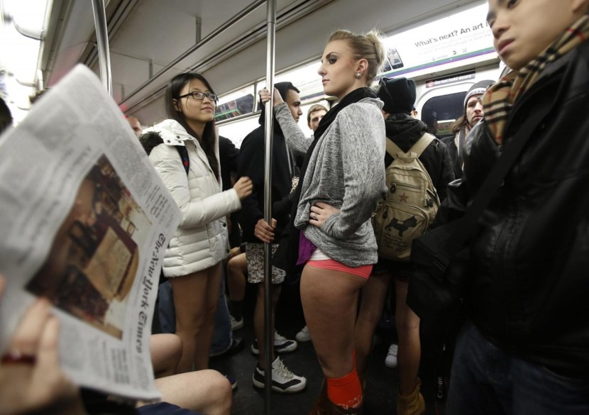 No Pants Subway Ride Moscow